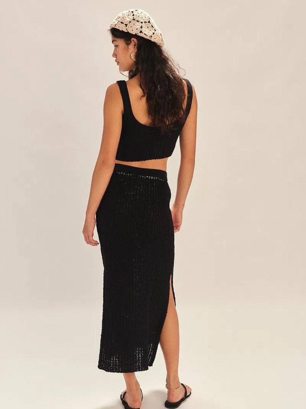NEW! Free People Beach Havana Sweater Set in Black - Picture 5 of 6